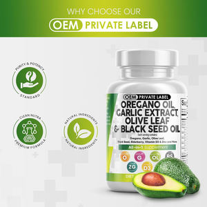 Complément alimentaire pour soutenir le système immunitaire OEM/ODM avec huile d'origan, extrait d'ail, feuille d'olivier, huile de nigelle, baies d'églantier, vitamine D3 et zinc - Product Image 5