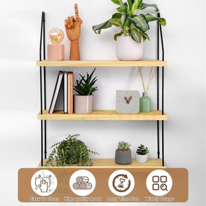 Protector Multiusos de Madera Maciza para Estantes de Alambre, Antiarañazos e Impermeable, para Armarios y Lavanderías - Product Image 1