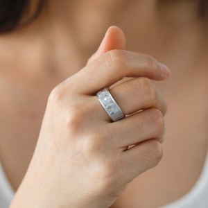 <b>Circle</b> Stainless Steel Engraving <b>Ring</b> 18k Gold Plated Stainless Steel Jewelry Round Chunky <b>Rings</b> - Product Image 3