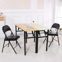 Table pliante Portable, pieds en acier, bureau d'extérieur, balcon, restaurant, activités, maison