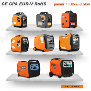 Générateur d'électricité portable à essence 2300W à démarrage par lanceur, 110V/220V, auto-alimenté, vente en gros d'usine - Product Image 6