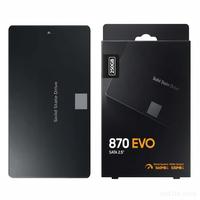 SSD interne SATA III 2,5 pouces 250 Go, 560 Mo/s en lecture/530 Mo/s en écriture, cache 512 Mo, pour ordinateur portable/ordinateur de bureau - 870 EVO 250G MZ-77E250B/EU Métal
