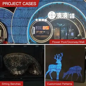 Customized ha condotto il pannello trasparente del calcestruzzo della fibra ottica della scheda di cemento di arte traslucido di colore per la parete del fondo di architettura - Product Image 3