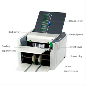 SG-RD298 110V 220V سعر المصنع ماكينة طي الورق التلقائي ملف ورقي حار بيع ماكينة طي الورق - Product Image 5