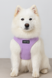 かわいい小型犬用ハーネス、首輪とリードのセット、蝶ネクタイ付き、通気性のあるソフトメッシュパッド入り子犬用ハーネス、ピンクの犬用ハーネス、パーティー用 - Product Image 5