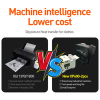 Pequeño tamaño A3 Xp600 Dual Head Dtf 30Cm Impresora digital automática Máquina de impresión de transferencias multifuncionales Nueva condición