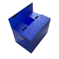 Boîte de rangement pliable en plastique PP |   Conteneur d'emballage logistique pliable et réutilisable pour les légumes agricoles, épaisseur 4 mm