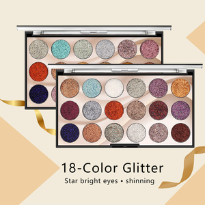 Paleta de Sombras de Ojos <span class=keywords><strong>Miss</strong></span> <span class=keywords><strong>Rose</strong></span> de 18 Colores con Lentejuelas Brillantes, de Larga Duración, con Partículas Brillantes, Proveedor Mayorista en Línea - Product Image 5