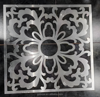 Revêtement de façade en aluminium perforé, panneau en aluminium moderne, mur-rideau en verre et terre cuite