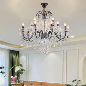 New Arrival Home Decor Indoor Lighting Black European Style Glass <b>Crystal</b> Stone for <b>Chandelier</b> - Product Image 4