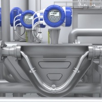 Nuevo Krohne OPTIMASS 1400 2400 6400 Control de procesos industriales Coriolis medidor de flujo másico medidor de flujo para aceite Gas químico