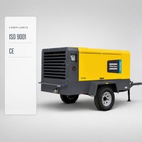 Compresseur d'air à vis portable électrique Atlas Copco XAMS 850E 380V pour la construction, l'exploitation minière, OEM, vente en gros d'usine