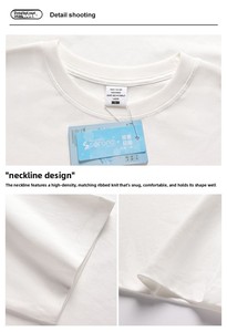 T-shirt Uomo <span class=keywords><strong>Tech</strong></span> a Maniche Corte Stile Americano di Tendenza, 240g, Tinta Unita, in Sorona, Vestibilità Ampia Vintage, Antibatterica, Asciugatura Rapida - Product Image 4