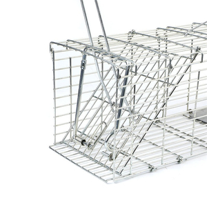 Collapsible Multi Catch Rodent Cage Humane Metal Reusable Trap for <b>Rats</b> Mice Chipmunks Pest Elimination Farm Warehouse Use - Product Image 4