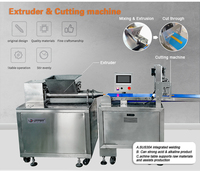Extrusiesnijder Snijmachine Verpakkingslijn Drie In Één Machine Voor Fruitmangodadels Eiwitrepen Chocoladenoten