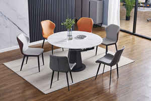 ขายโต๊ะรับประทานอาหาร MDF ราคาถูก เฟอร์นิเจอร์ห้องรับประทานอาหาร - Product Image 5