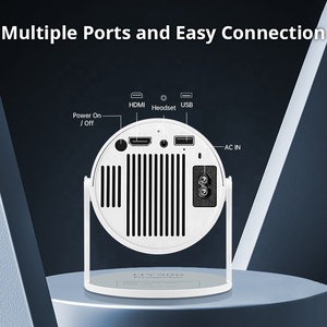 Nhà Máy Ban Đầu Hy300 New Arrival 5G Rạp Hát Tại Nhà Beamer 4K Video Trò Chơi Di Động Thông Minh Android 11.0 Wifi <span class=keywords><strong>Mini</strong></span> Máy Chiếu - Product Image 2