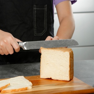 Ensemble de 7 couteaux de cuisine professionnels en acier inoxydable, couteaux de chef avec manche creux, ensemble de couteaux de cuisine avec bloc - Product Image 2