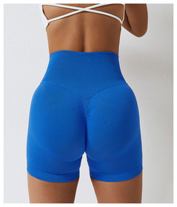 Custom Logo Sportswear Yoga Shorts Scrunch Butt Gym Fitness <strong>Women</strong> Running Tights Active Wear Short <strong>Leggings</strong> <strong>S</strong> Butt Lift Seamless - Product Image 2