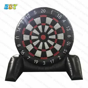 Factory Supply PVC Inflatable Football Dart, Giant Dartboard with Sticky Football