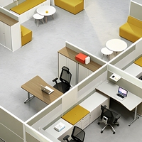 Poste de travail modulaire pour bureau, cloison de bureau, bureau informatique pour personnel, mobilier de bureau pour centre d'appels, table de travail moderne
