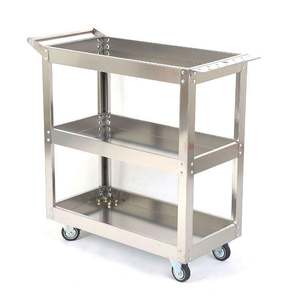 Chinese Roestvrijstalen Vrachttransport Bloempot Metalen Transportwagen - Product Image 3