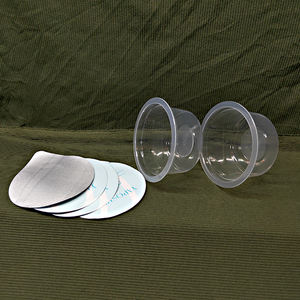 Loge personnalisée 71mm-70ml 2.5oz Mini tasse à sauce jetable en plastique PP Récipient transparent pour gelée - Product Image 1