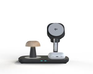 Nuevo Banco de Energía Magnético Inalámbrico 3 en 1 2026 para Teléfono Móvil, Reloj Inteligente y Auriculares con Luz Nocturna - Product Image 1