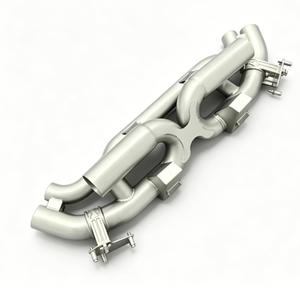 Tuyau d'échappement AsiaLink haute performance à finition lisse pour <span class=keywords><strong>Porsche</strong></span> <span class=keywords><strong>911</strong></span> 992 3.0T, échappement Catback avec soupape en acier inoxydable 304 - Product Image 3