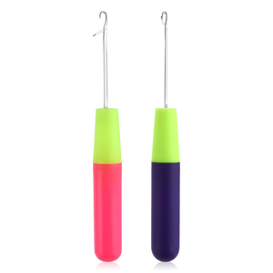 <b>Crochet</b> <b>Hook</b> for Wig Repair and Dreadlocks Hair Extension Wig Weaving Tool with Tongue for Needlework - Product Image 1
