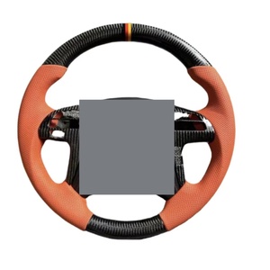 Volant de course sport à fond plat en fibre de carbone pour Toyota Hilux Revo Crossover Runner Overlord Alphard Corolla - Product Image 5