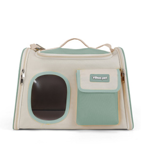 Mochila transportadora para gatos YBkua, de tela Oxford, 5-7 kg, portátil, para viajes, con ventana y bolsillos - Product Image 4