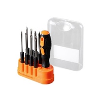 Jeu de tournevis multifonction 9-en-1 pour la maison, tournevis cruciformes et plats, acier au carbone alliage S2
