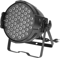 Venta Especial: Foco LED RGB de 200w 54*3w, Luces Móviles para Parques Temáticos, Iluminación de Escenarios, Emisión de Luz UV Blanca, Control DMX512, Luces para Espectáculos