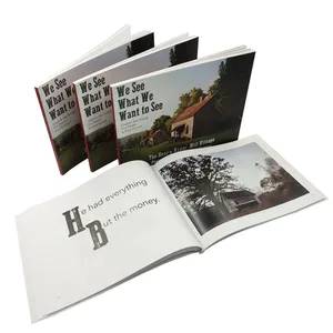 Album fotografico con copertina rigida MOQ basso servizio di stampa Offset libro fotografico con copertina morbida di storia personalizzata
