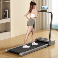 Tapis de course électrique pliant pour la maison Tapis de marche portable Mini tapis de course sous le bureau Machine de fitness pliable en cours d'exécution