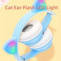 Offre Spéciale P47 casque de sport de plein air portable jeu super stéréo bandeau sans fil BT casque d'oreille de chat