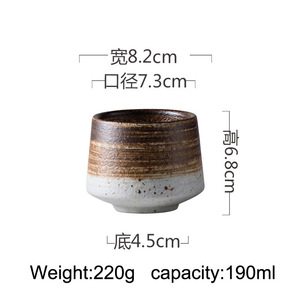 Stile giapponese Logo personalizzato piccola <span class=keywords><strong>tazza</strong></span> di acqua, <span class=keywords><strong>tazza</strong></span> di tè <span class=keywords><strong>personalizzata</strong></span> <span class=keywords><strong>tazza</strong></span> di caffè in ceramica - Product Image 2