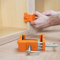 Serre-joints de perçage pour le travail du bois de haute précision - Outil de fixation pour armoires de rangement et vitrines pour l'assemblage de meubles