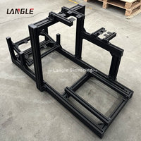 Chasis de Aluminio para Simulación de Carreras, Personalizable, Cómodo, Inclinado, de Bajo Precio, con Perfil de Marco y Corte Incluidos
