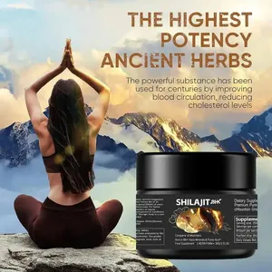 Voedingsmiddelen vulen Het Leven Waard etichetta privata acido fulvico Shilajit ha avuto puro Shilajit himalayano