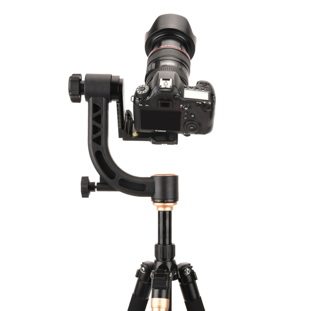Gimbal Head 360 Degree Rotate Panoramic Gimbal Clamp for Tripod Camera Take Photo Ball Head 10KG Load Stabilizer Camera Stand