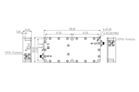 Module amplificateur de puissance RF large bande 10-13 GHz 50 W et système de communication par satellite Leo
