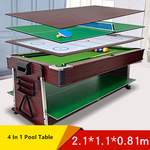 <span class=keywords><strong>Mesa</strong></span> de Billar y Snooker de 7 pies al por Mayor, <span class=keywords><strong>Mesa</strong></span> Multijuegos 4 en 1 con Funciones de Hockey de Aire y <span class=keywords><strong>Ping</strong></span>-<span class=keywords><strong>pong</strong></span>, Gran Venta - Product Image 5