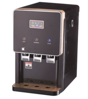 Système de purification d'eau électrique chaude et froide aux designs modernes, distributeur d'eau à osmose inverse avec filtre UV pour usage domestique