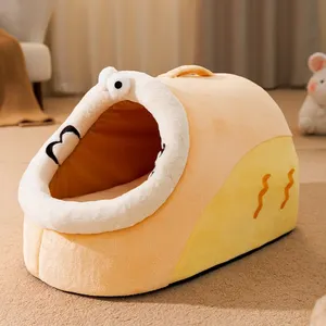 Factory Customized Lounger Bed Wholesale Good Quality Pet Dog Cushion Bed Pet Nest Cat House Kennel Dog Kennel Sofa