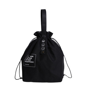 Industrial Style Bento Bag Cotton Linen Insulated Lunch Bag Large Capacity Picnic Bag Khaki Army Green Black - Product Image 5