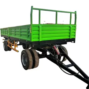 Traktör damperli römork 10ton hidrolik devrilme çiftlik tahıl römorkları