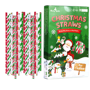 Pajitas <span class=keywords><strong>de</strong></span> Papel Navideñas <span class=keywords><strong>para</strong></span> Bebidas, Decoración <span class=keywords><strong>para</strong></span> Fiestas, Suministros <span class=keywords><strong>para</strong></span> Cafeterías y <span class=keywords><strong>Restaurantes</strong></span>, Desechables, Venta al Por Mayor - Product Image 4