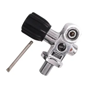 TUXING High Pressure 4500Psi Stainless Steel 300bar Gas Cylinder Valve for Connecting Air Tank